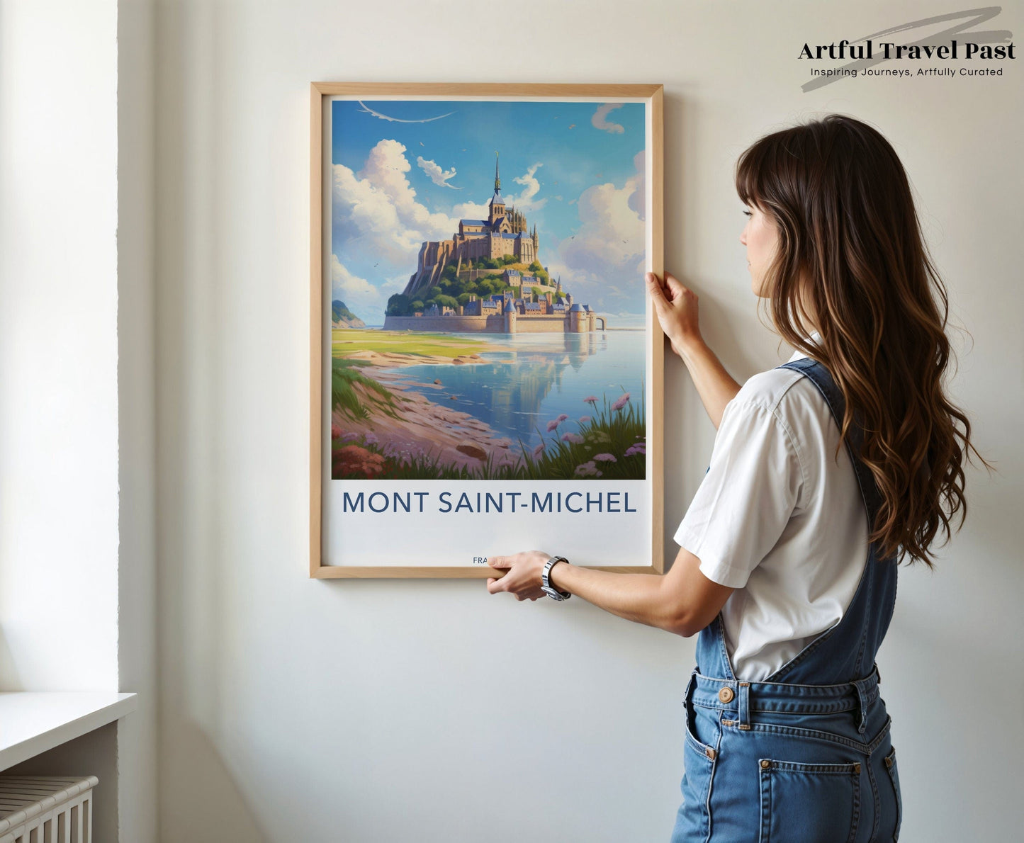 Mont Saint Michel Poster - France Wall Art