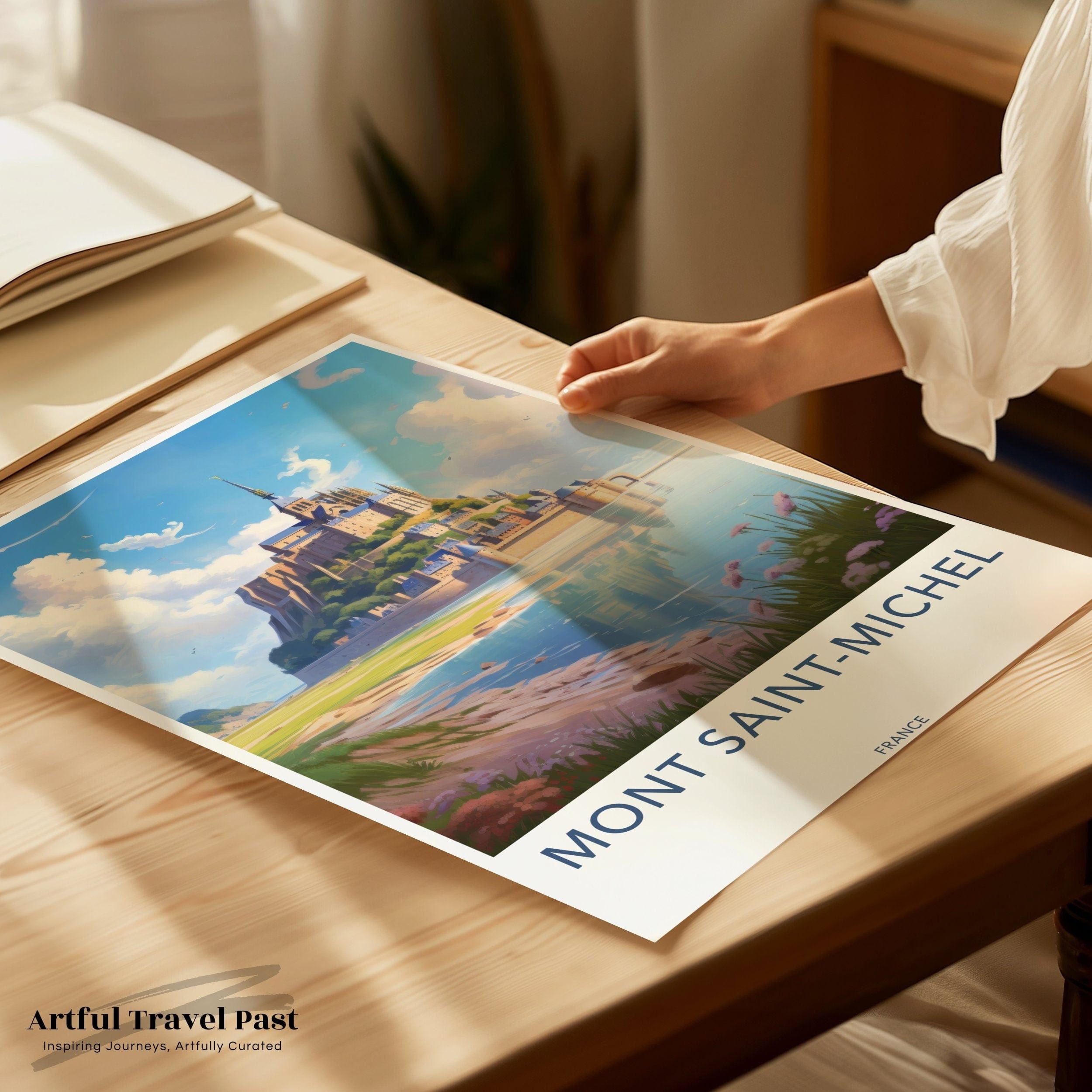 Mont Saint Michel Poster - France Wall Art