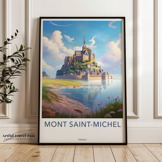 Mont Saint Michel Poster - France Wall Art