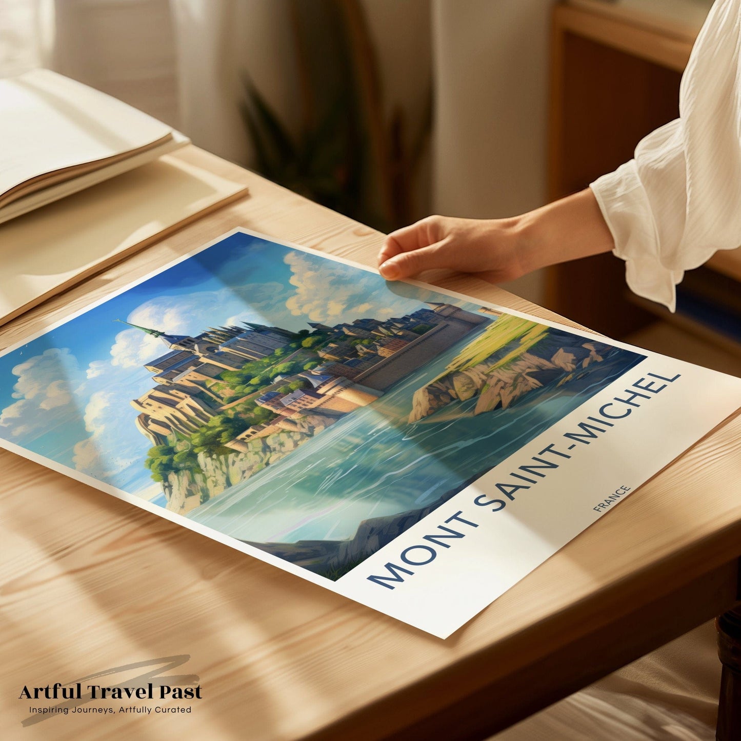 Mont Saint-Michel Poster | France Wall Art | Europe Decor
