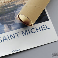 Mont Saint-Michel Poster | France Wall Art | Europe Decor