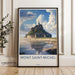 Mont Saint-Michel Poster | France Wall Art | Europe Decor