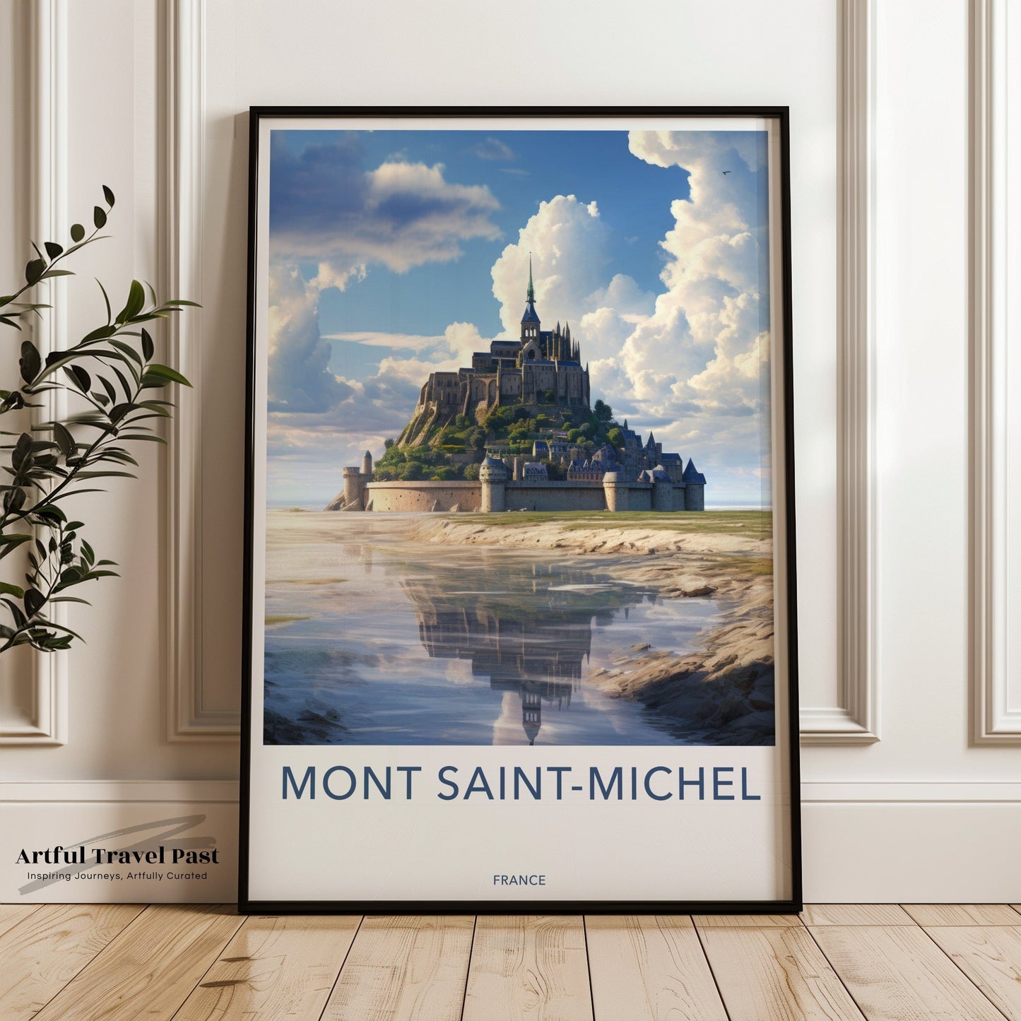 Mont Saint-Michel Poster | France Wall Art | Europe Decor