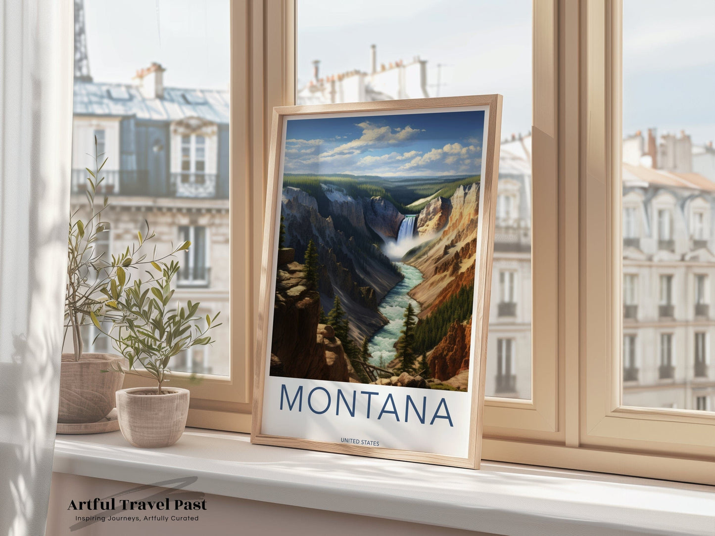 Montana Poster | Montana Wall Art | America Decor