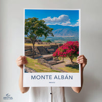 Monte Alban Poster - Mexico Wall Art