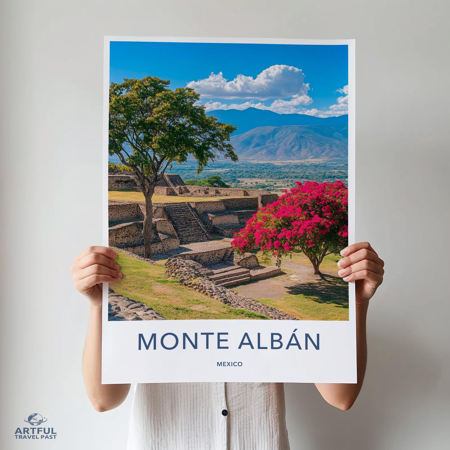 Monte Alban Poster - Mexico Wall Art