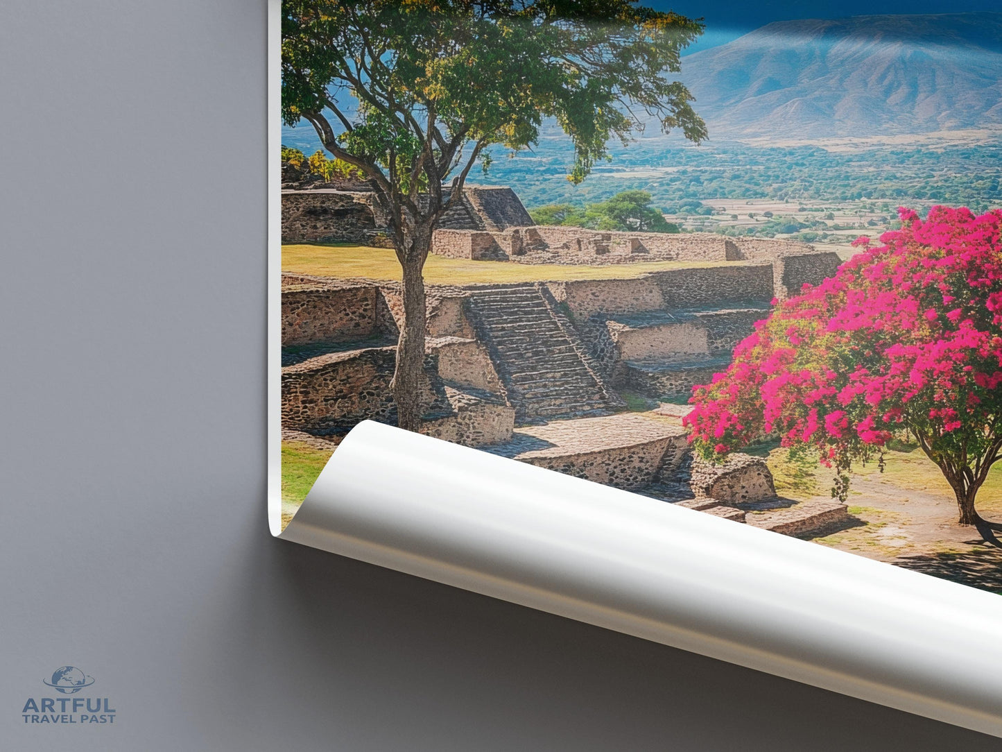 Monte Alban Poster - Mexico Wall Art