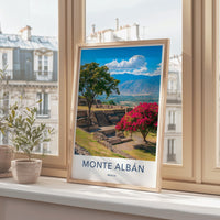 Monte Alban Poster - Mexico Wall Art