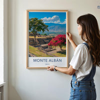 Monte Alban Poster - Mexico Wall Art