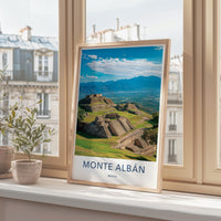 Monte Alban Poster - Mexico Wall Art
