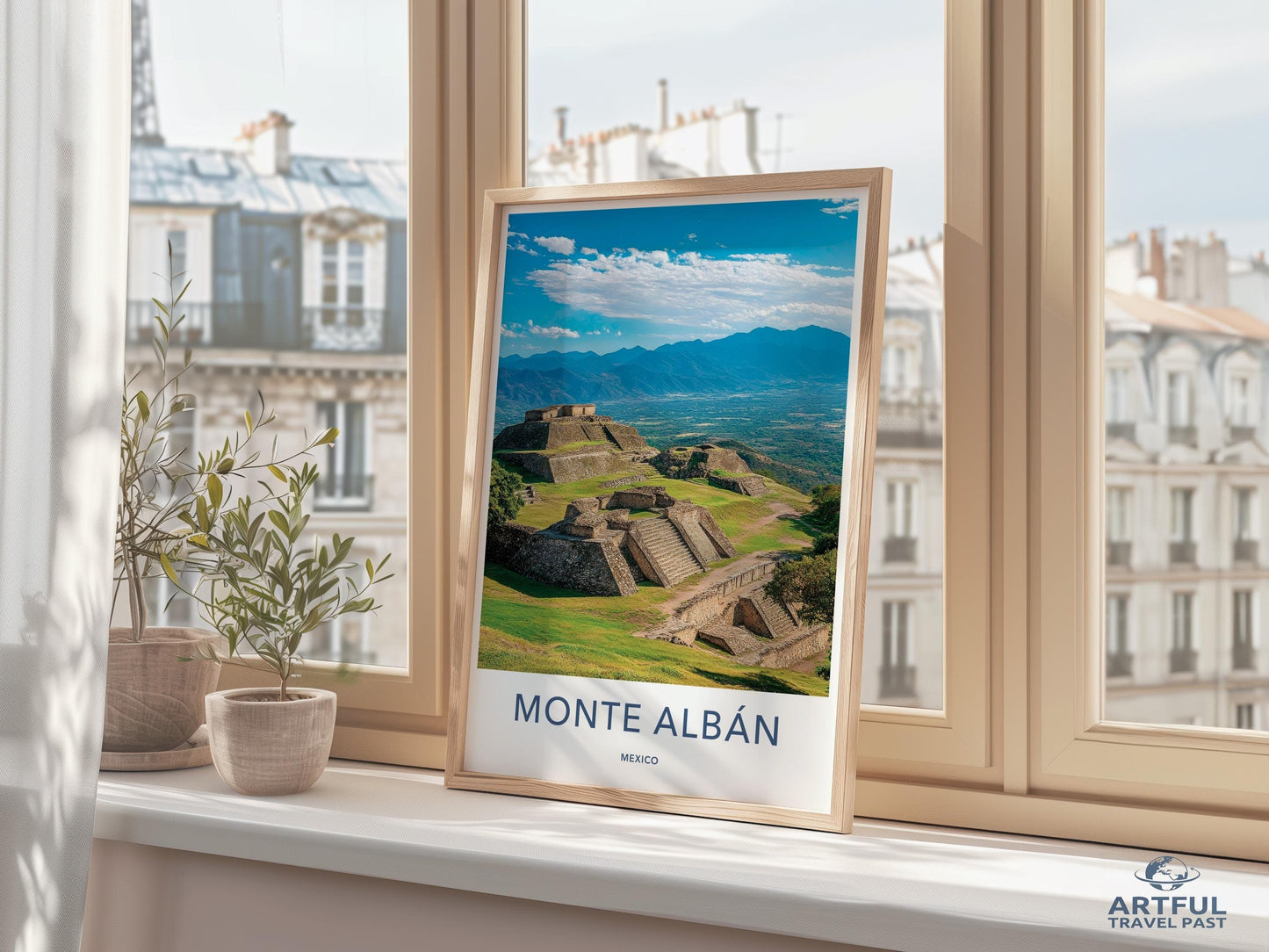 Monte Alban Poster - Mexico Wall Art