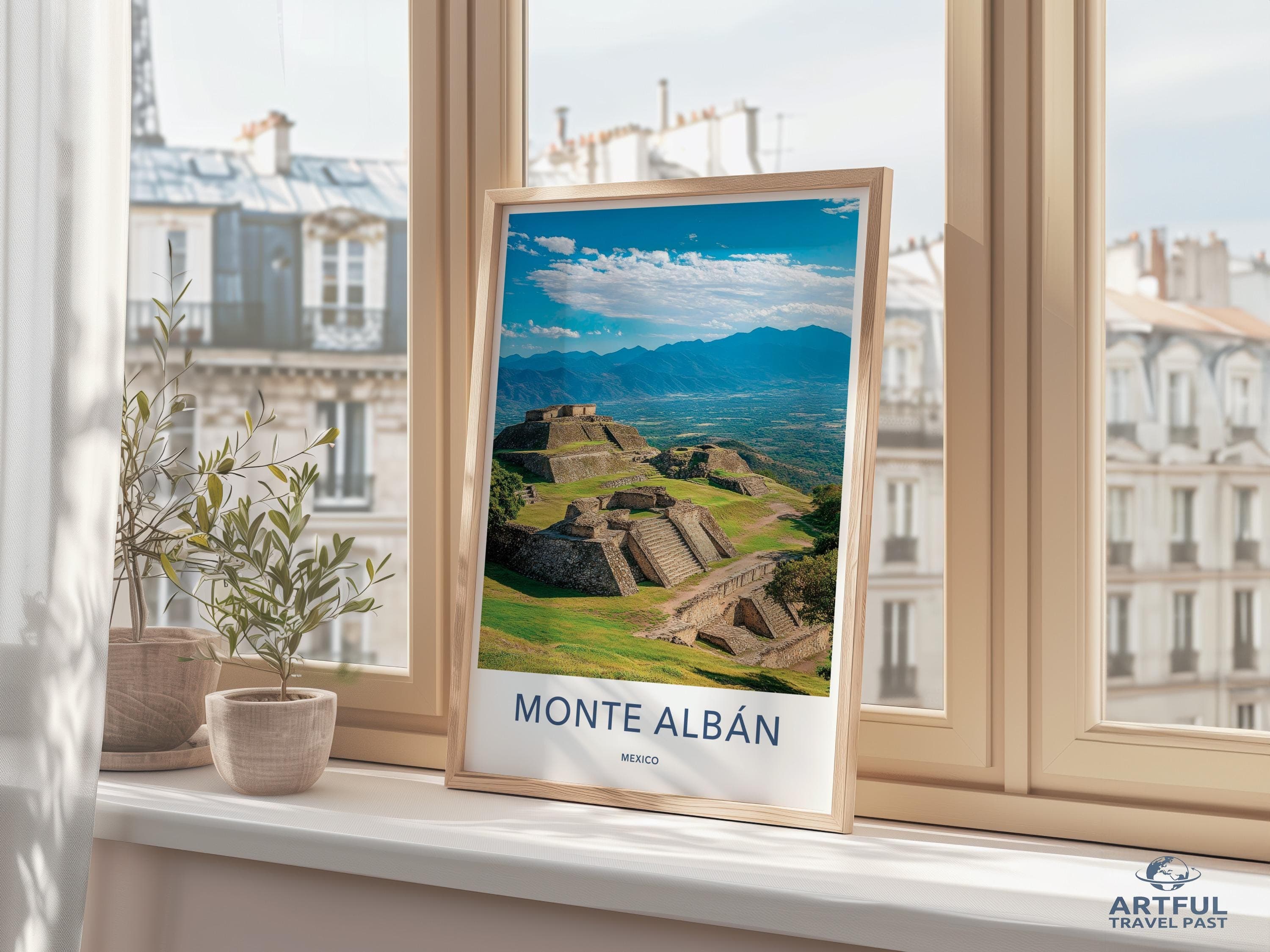 Monte Alban Poster - Mexico Wall Art