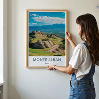 Monte Alban Poster - Mexico Wall Art