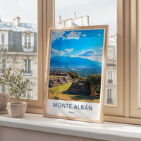 Monte Alban Poster - Mexico Wall Art