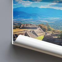 Monte Alban Poster - Mexico Wall Art