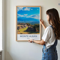 Monte Alban Poster - Mexico Wall Art
