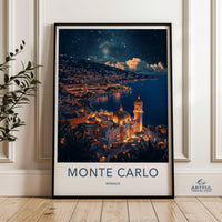 Monte Carlo Poster - Monaco Wall Art