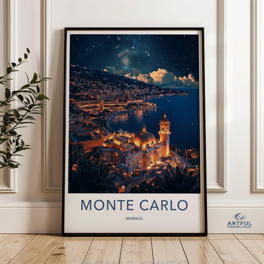 Monte Carlo Poster - Monaco Wall Art