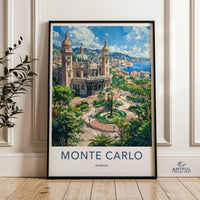 Monte Carlo Poster | Monaco Wall Art