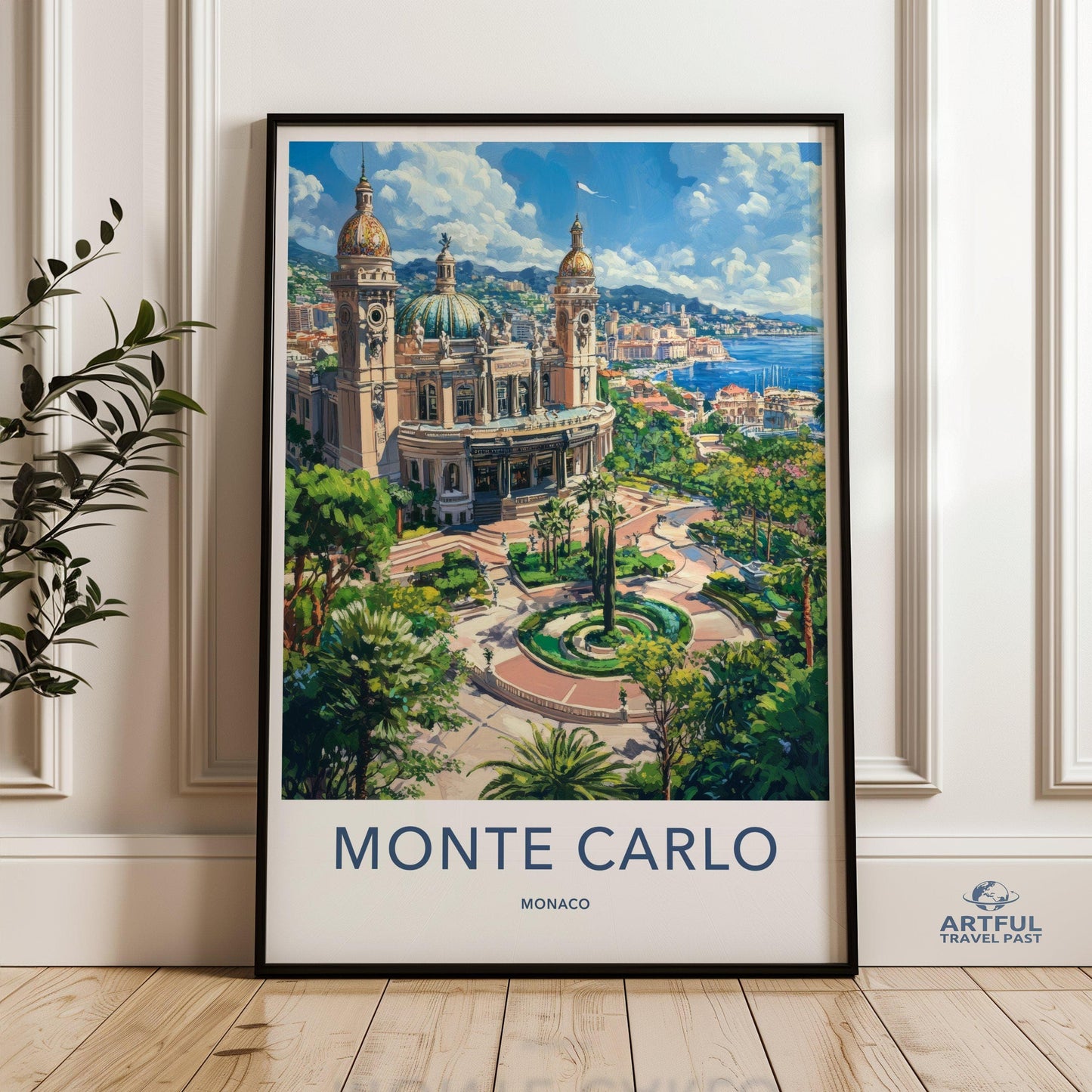 Monte Carlo Poster | Monaco Wall Art