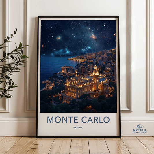 Monte Carlo Poster - Monaco Wall Art