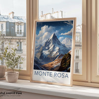 Monte Rosa Poster - Switzerland Wall Art