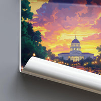 Montgomery Poster - Alabama Wall Art