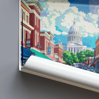 Montgomery Poster - Alabama Wall Art