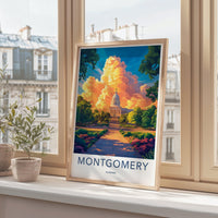 Montgomery Poster - Alabama Wall Art