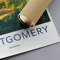 Montgomery Poster - Alabama Wall Art