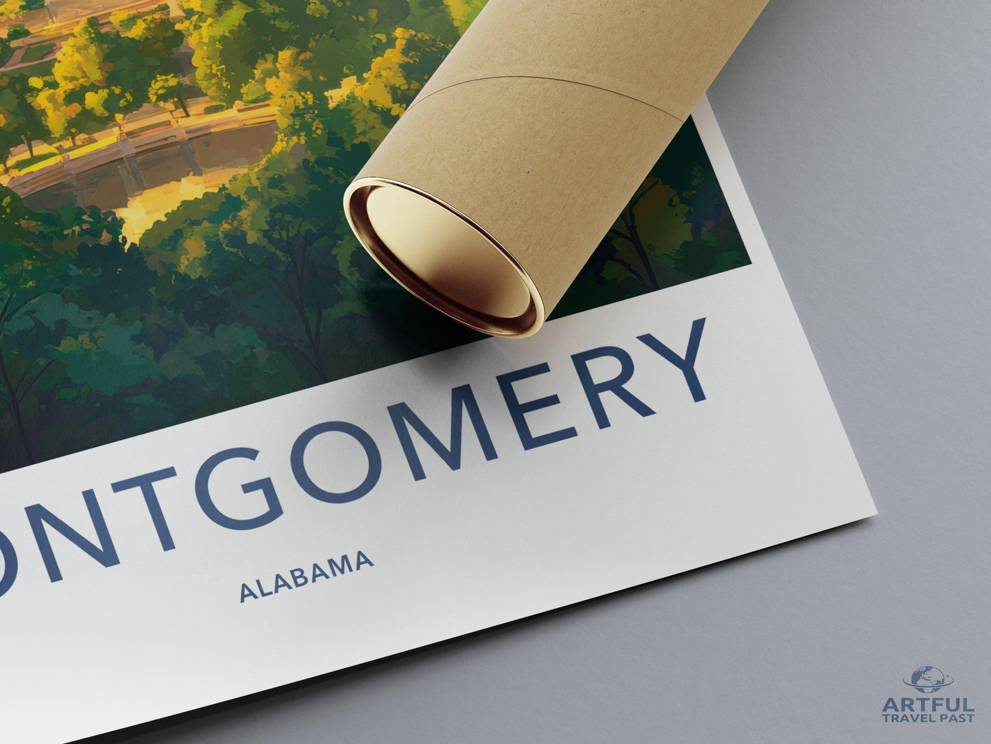 Montgomery Poster - Alabama Wall Art