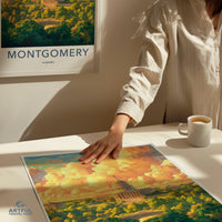 Montgomery Poster - Alabama Wall Art