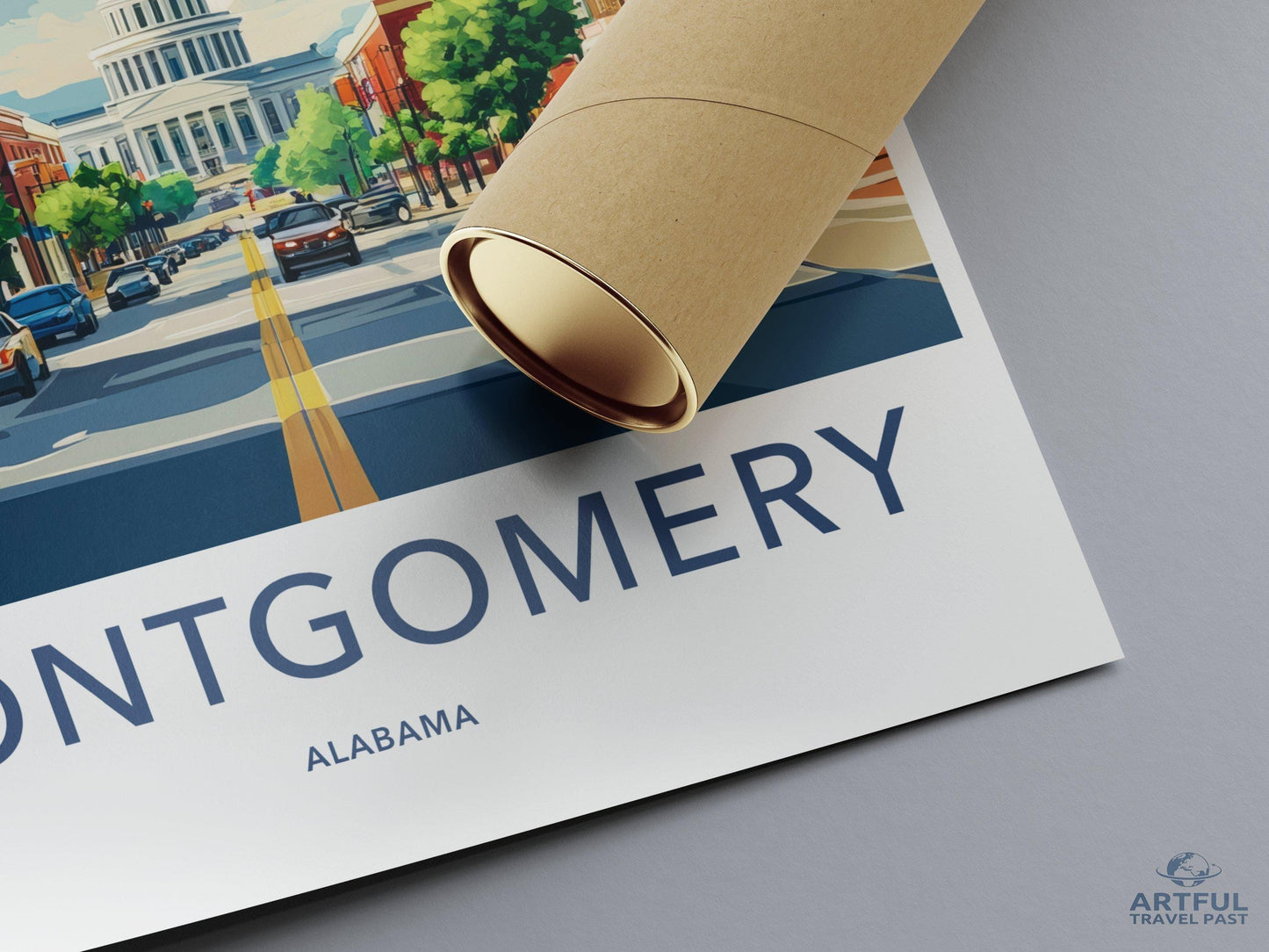 Montgomery Poster - Alabama Wall Art