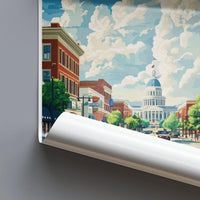 Montgomery Poster - Alabama Wall Art