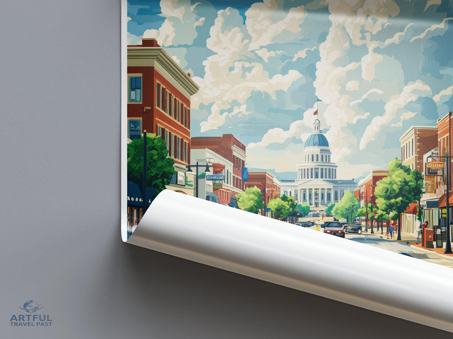 Montgomery Poster - Alabama Wall Art