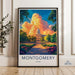 Montgomery Poster | Alabama Wall Art | America Decor