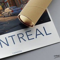 Montreal Poster | Canada Wall Art | North America Decor