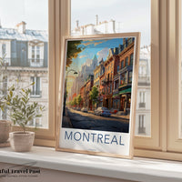 Montreal Poster | Canada Wall Art | North America Decor