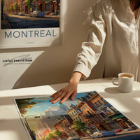 Montreal Poster | Canada Wall Art | North America Decor