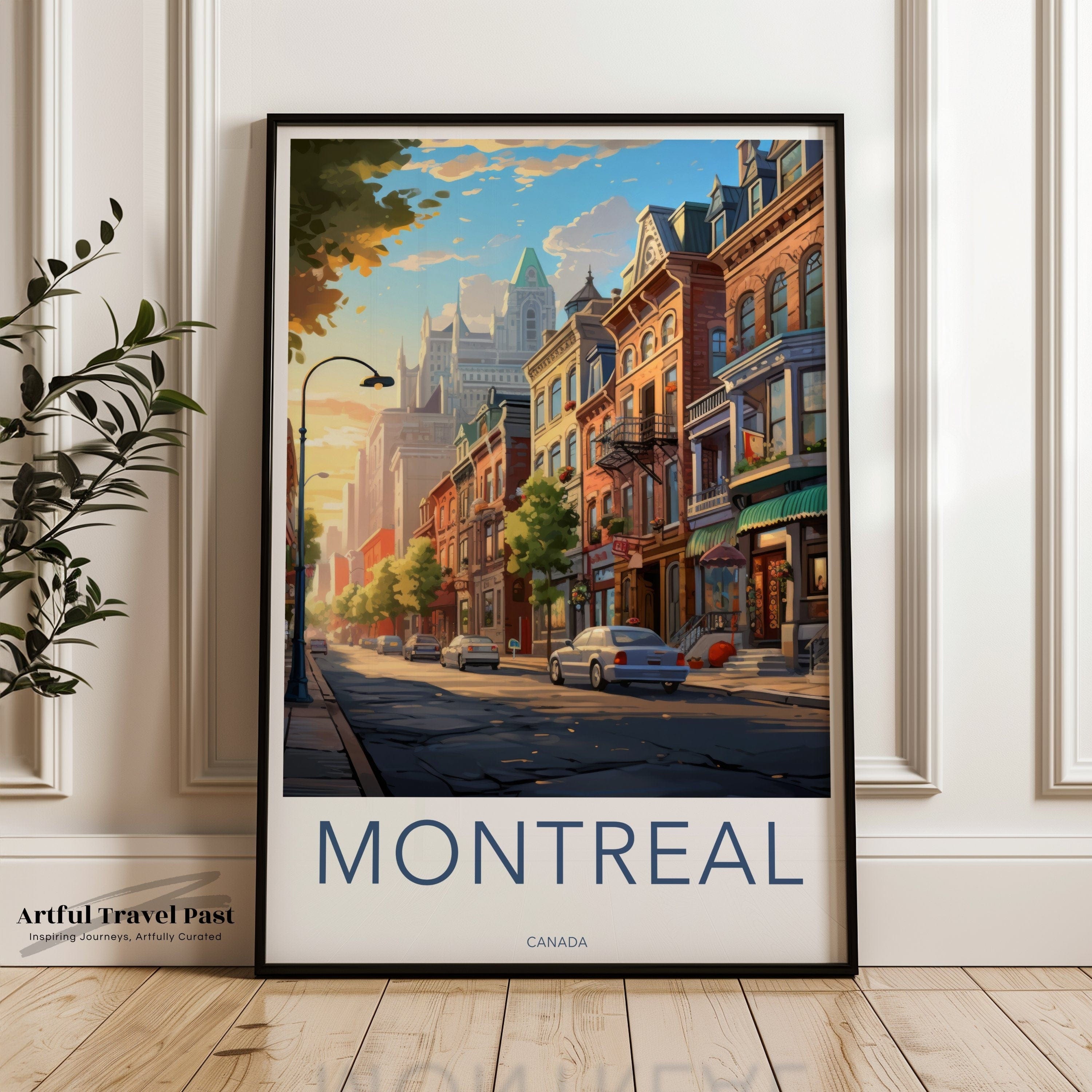 Montreal Poster | Canada Wall Art | North America Decor