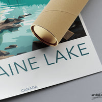Moraine Lake Poster | Alberta Wall Art | Canada Decor