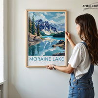 Moraine Lake Poster - Canada Wall Art