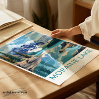 Moraine Lake Poster - Canada Wall Art