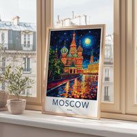Moscow Poster - Russia Wall Art