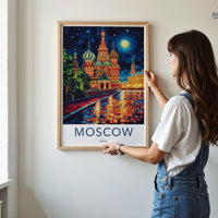 Moscow Poster - Russia Wall Art