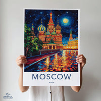 Moscow Poster - Russia Wall Art