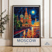 Moscow Poster - Russia Wall Art