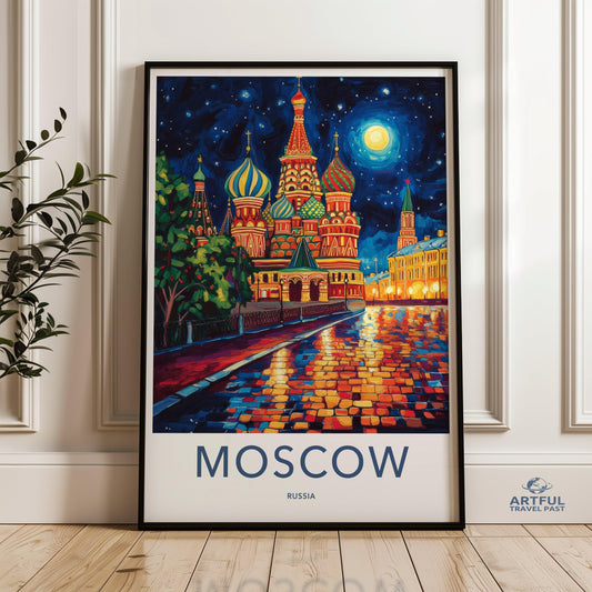 Moscow Poster - Russia Wall Art