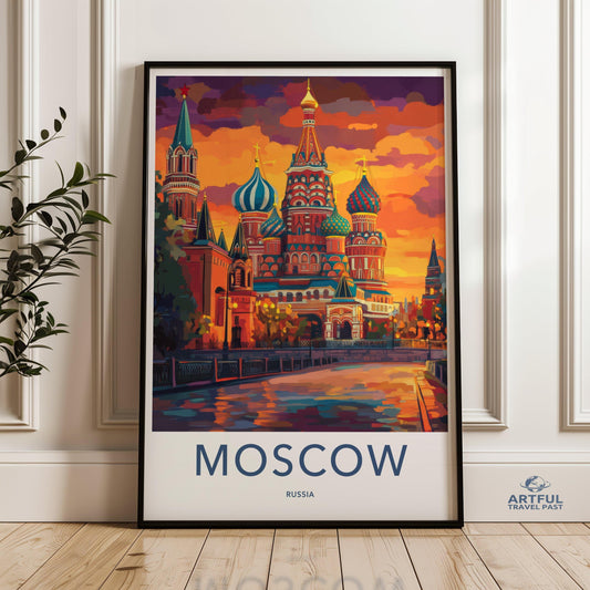Moscow Poster - Russia Wall Art
