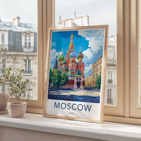 Moscow Poster - Russia Wall Art